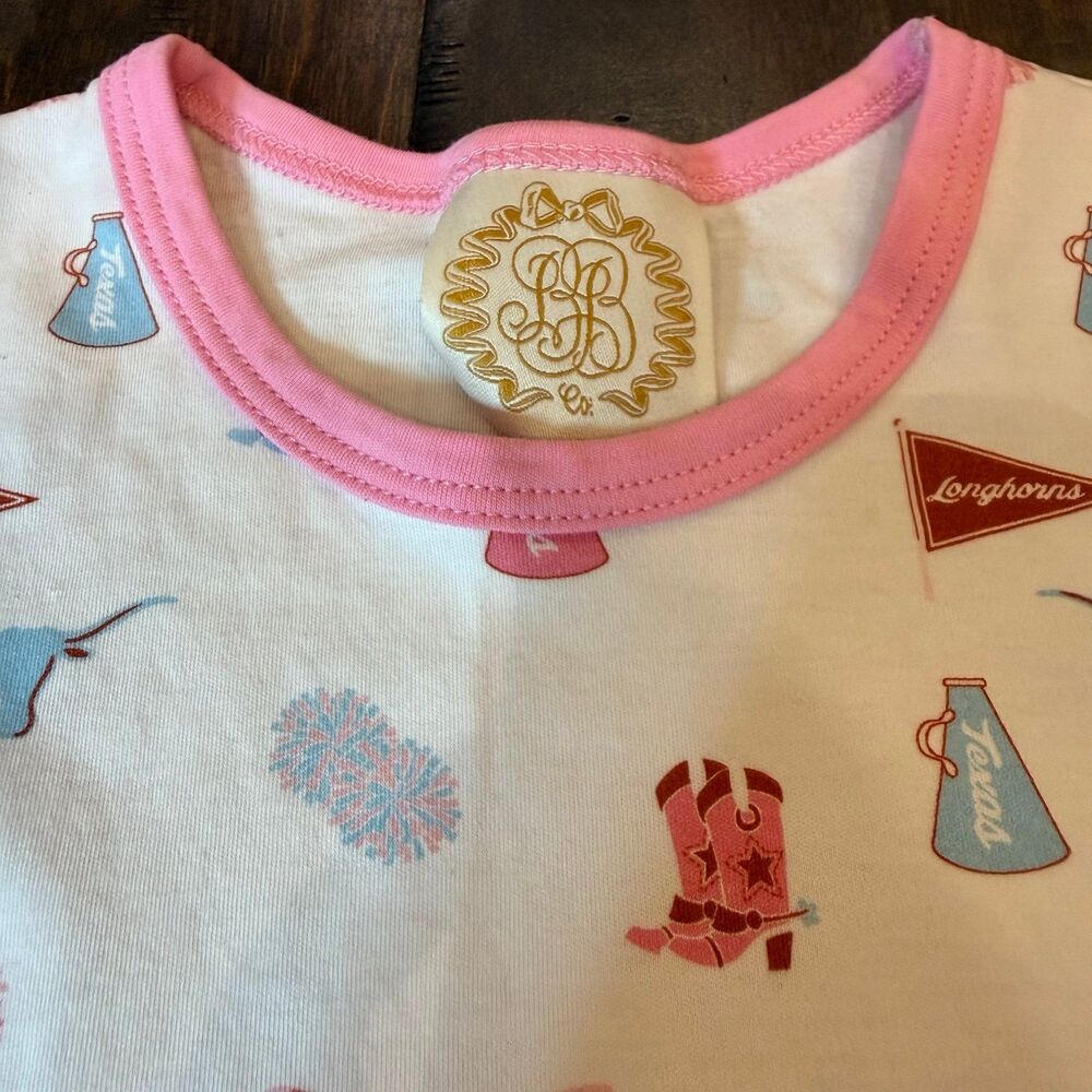 The Beaufort Bonnet Company University of Texas Polly Play Dress size 5 Game Day - Picture 4 of 9